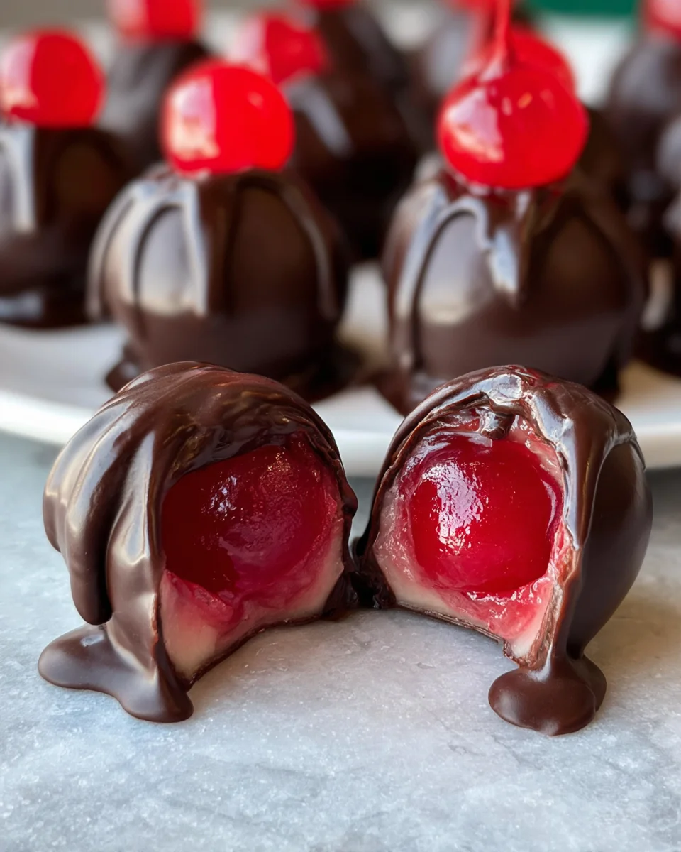 Chocolate Covered Cherries 25 Chocolate Covered Cherries