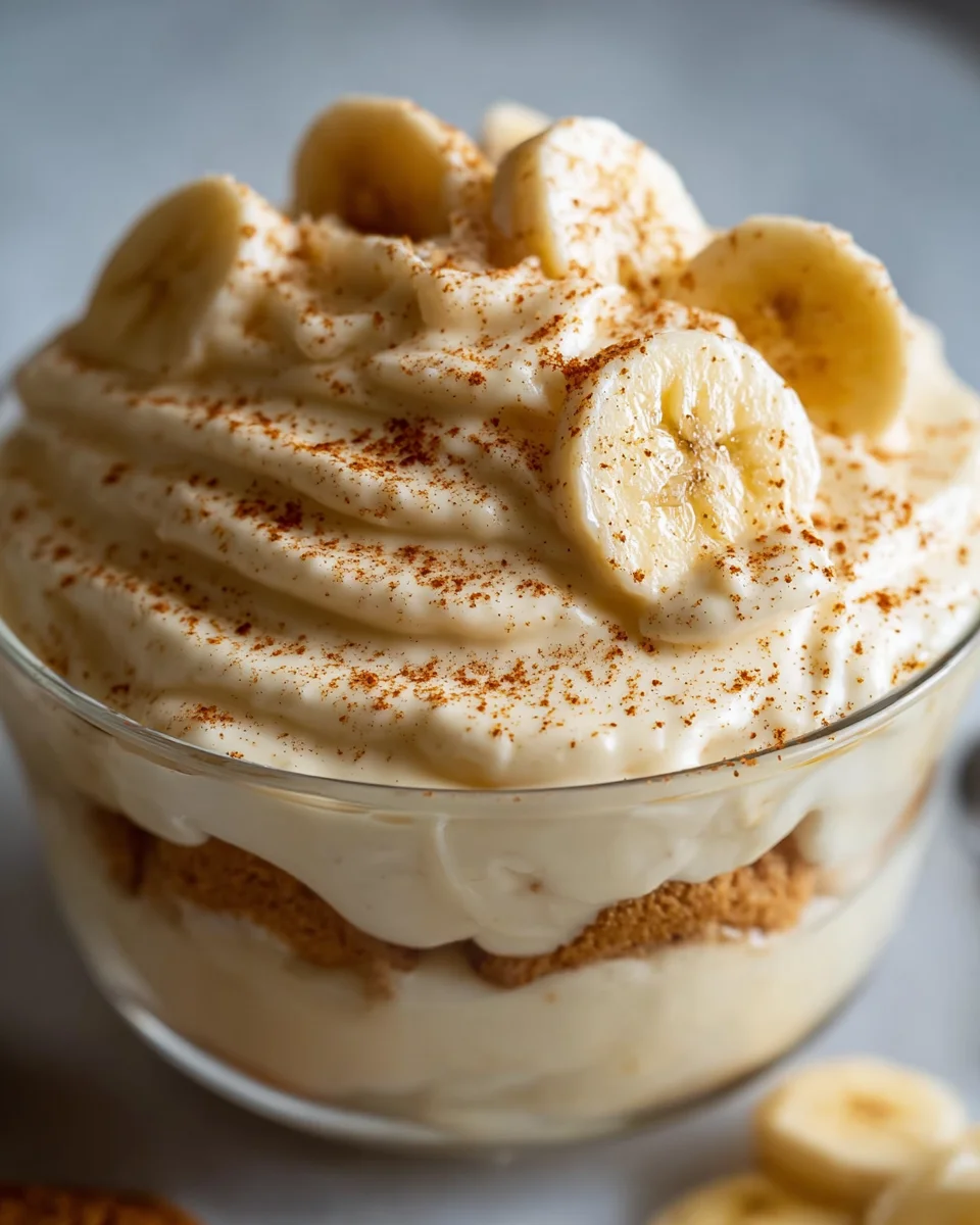 Cottage Cheese Banana Pudding