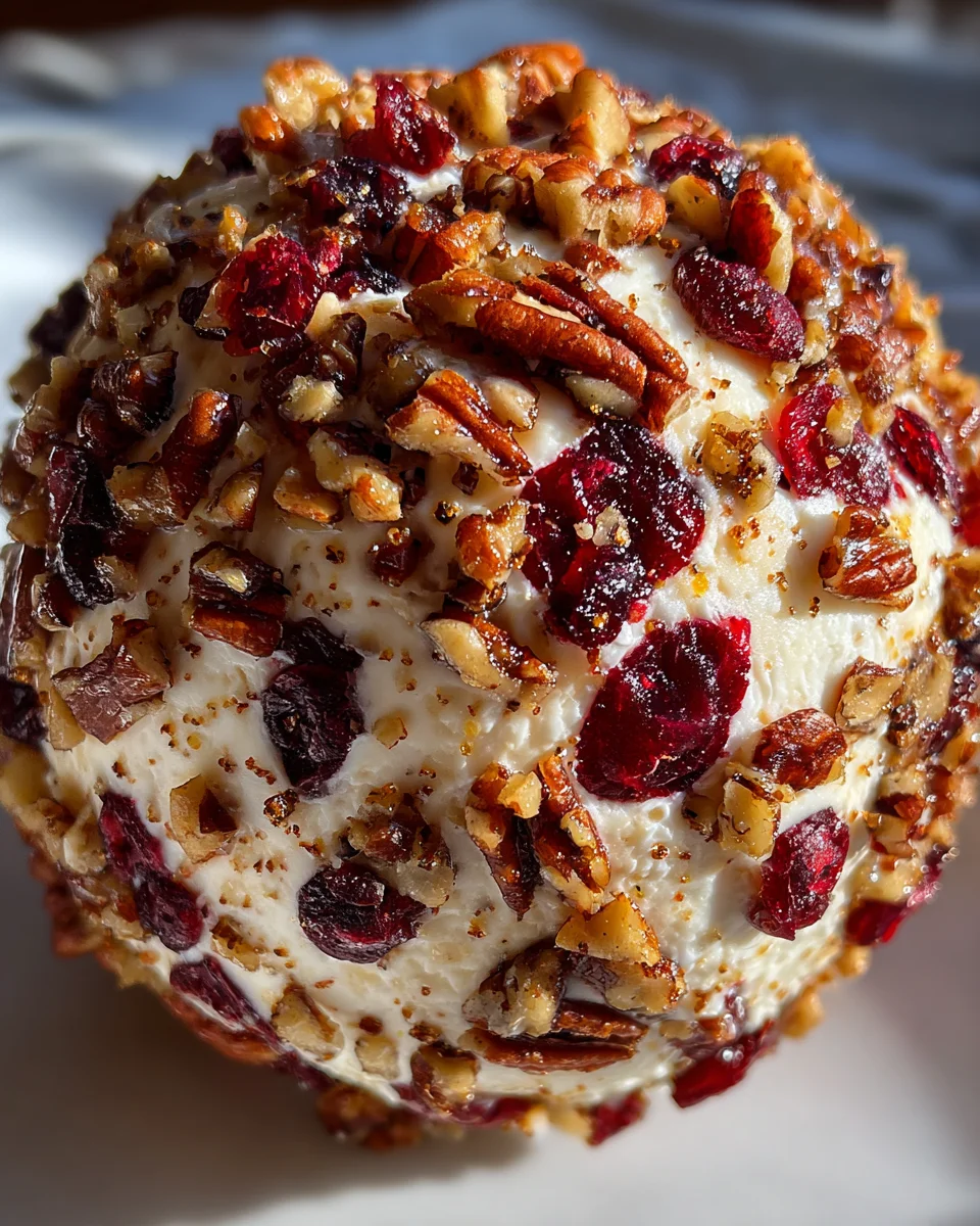 Cranberry Pecan Cheese Ball Recipe