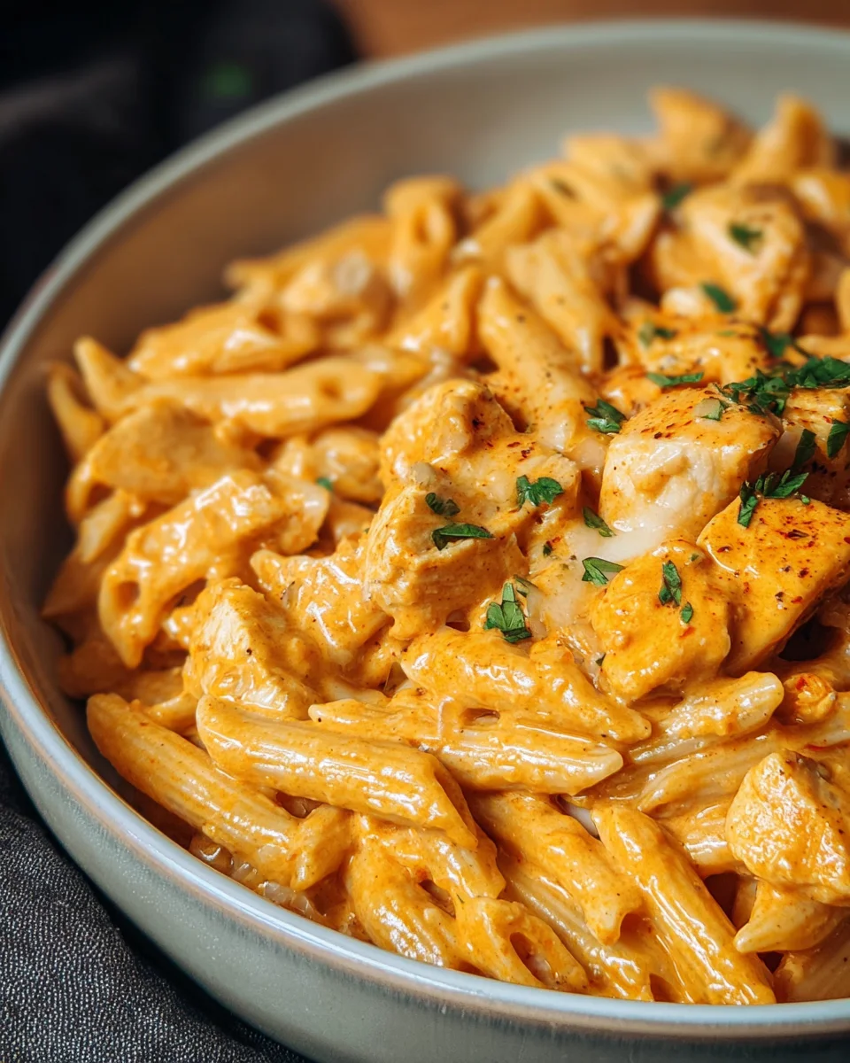 Creamy Buffalo Chicken Pasta
