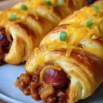 Crescent Roll Chili Dog Delight
