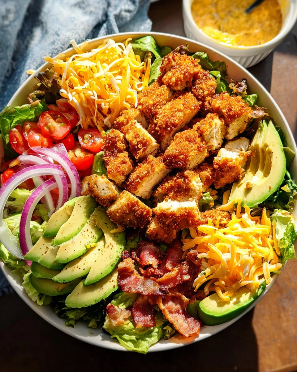 Crispy Chicken Salad 18 Crispy