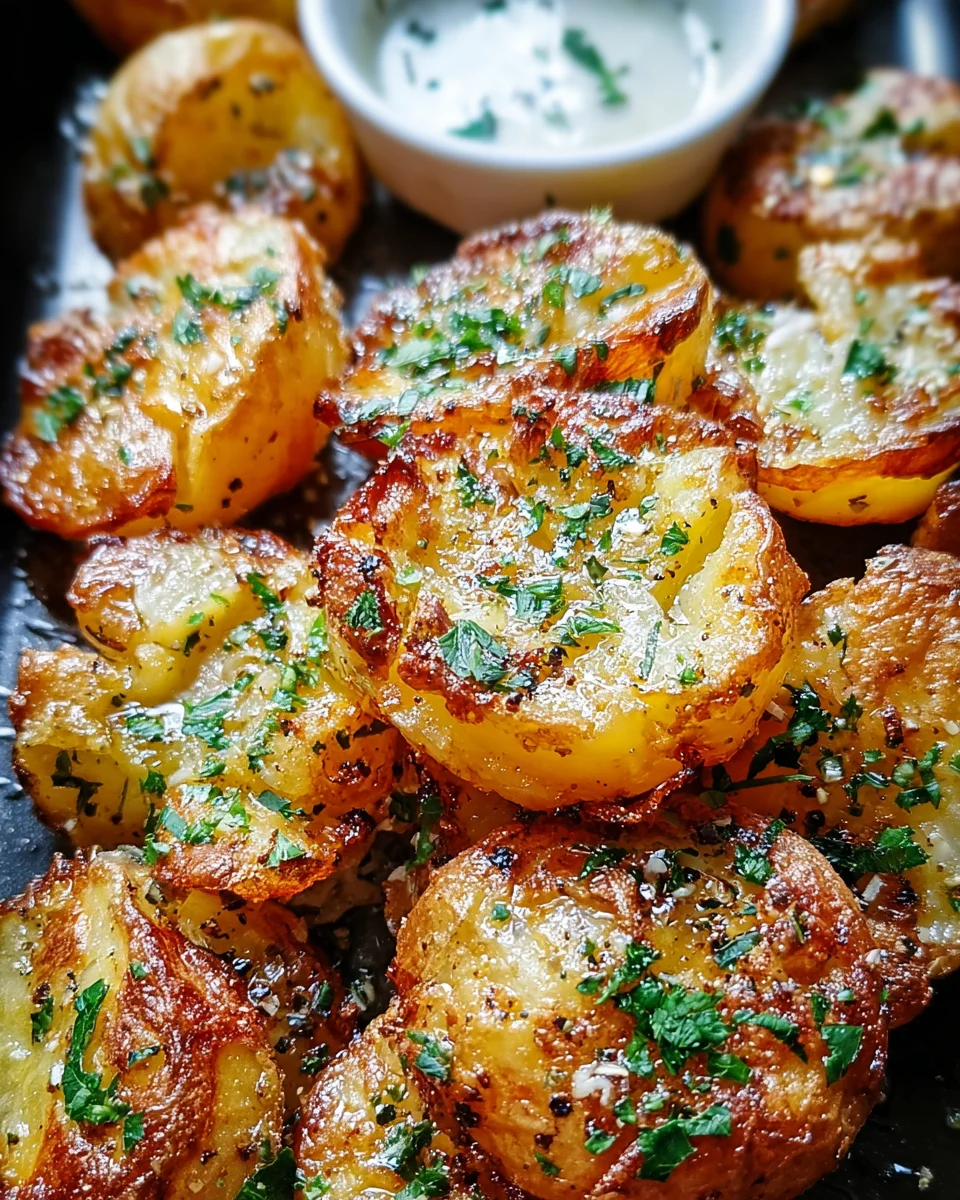 Crispy Smashed Potatoes
