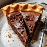 Dark Chocolate Chess Pie
