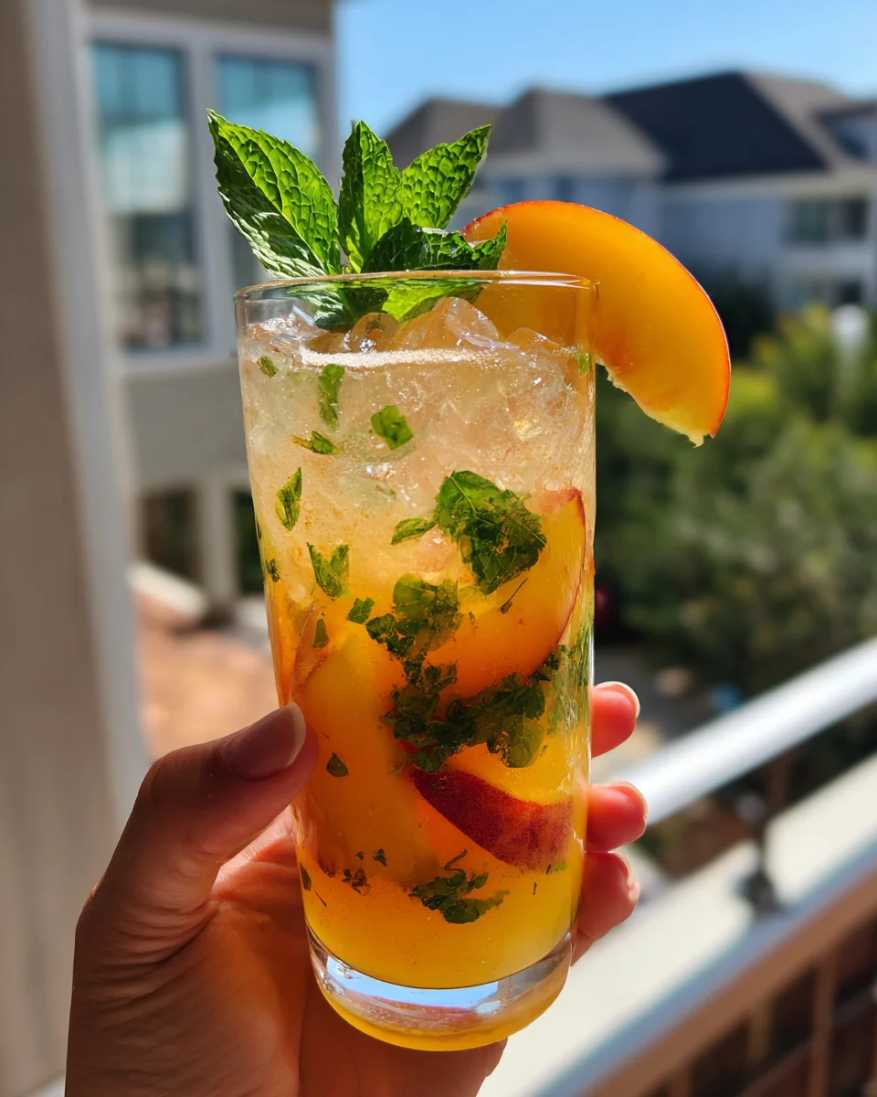 How To Make Peach Lemonade