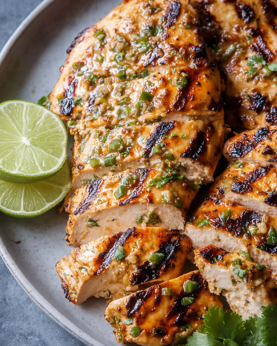 Jalapeno Cilantro Lime Grilled Chicken