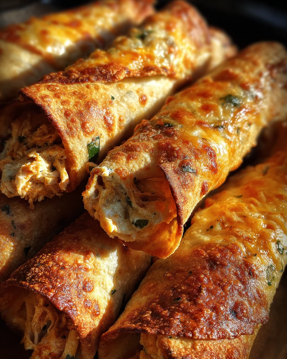 Jalapeño Popper Chicken Taquitos