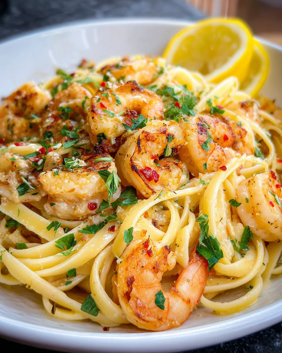 Lemon Shrimp Pasta 18 Lemon