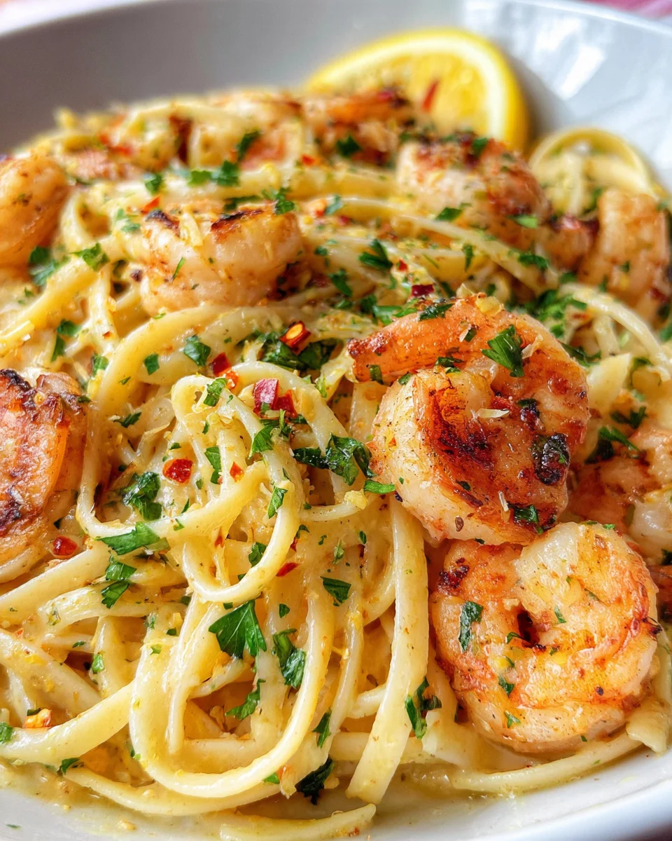 Lemon Shrimp Pasta 19 Lemon