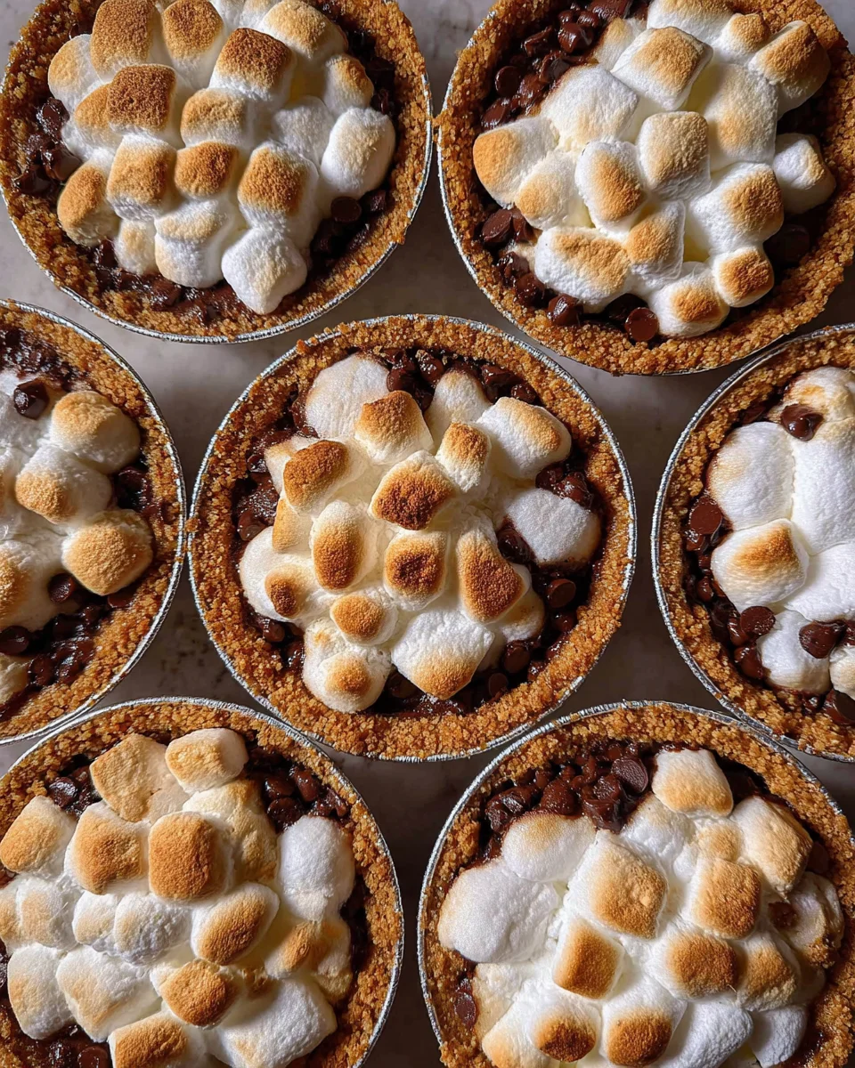 Mini S'mores Pies 19 Mini S'mores Pies