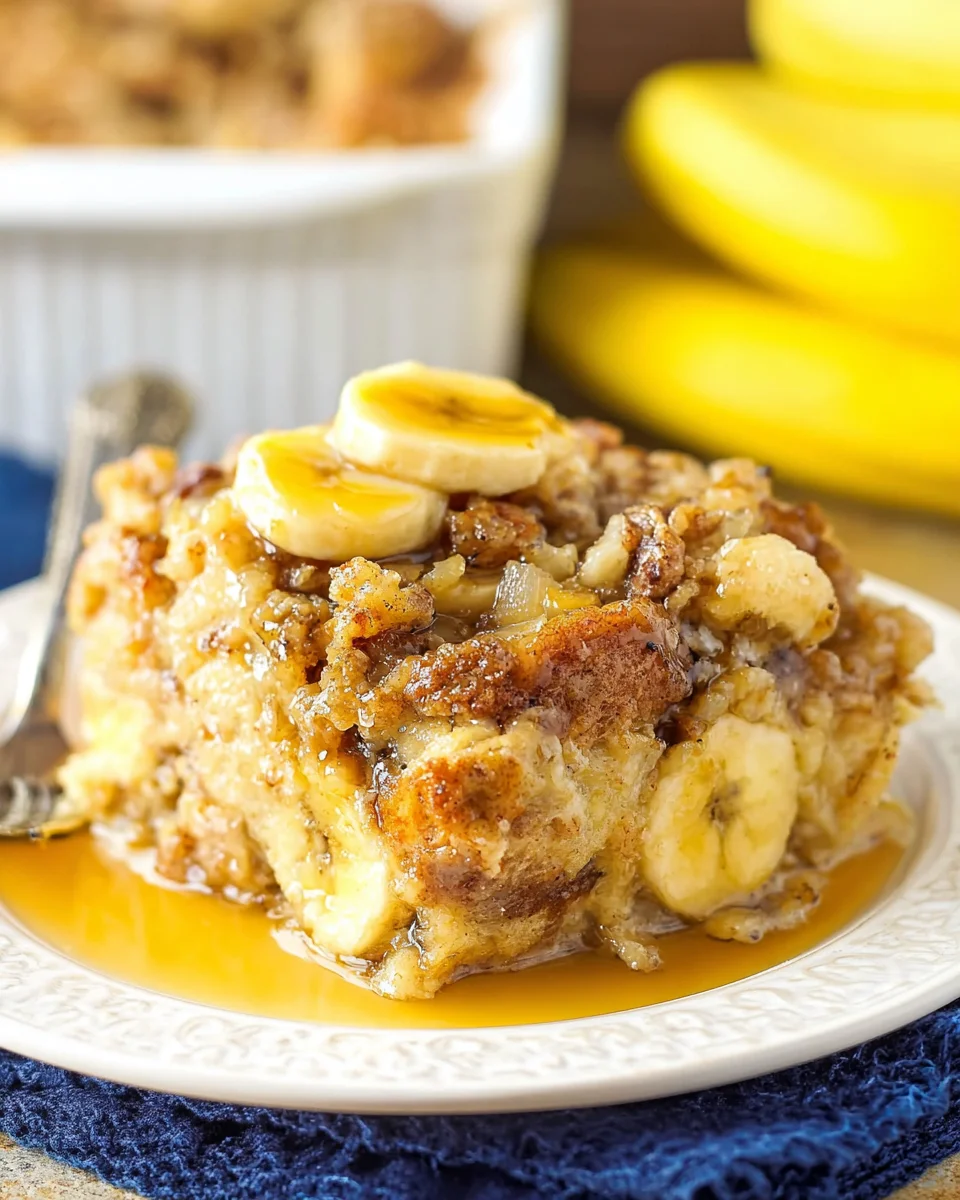 Overnight Baked Banana French Toast Casserole 29 Overnight Baked Banana French Toast Casserole