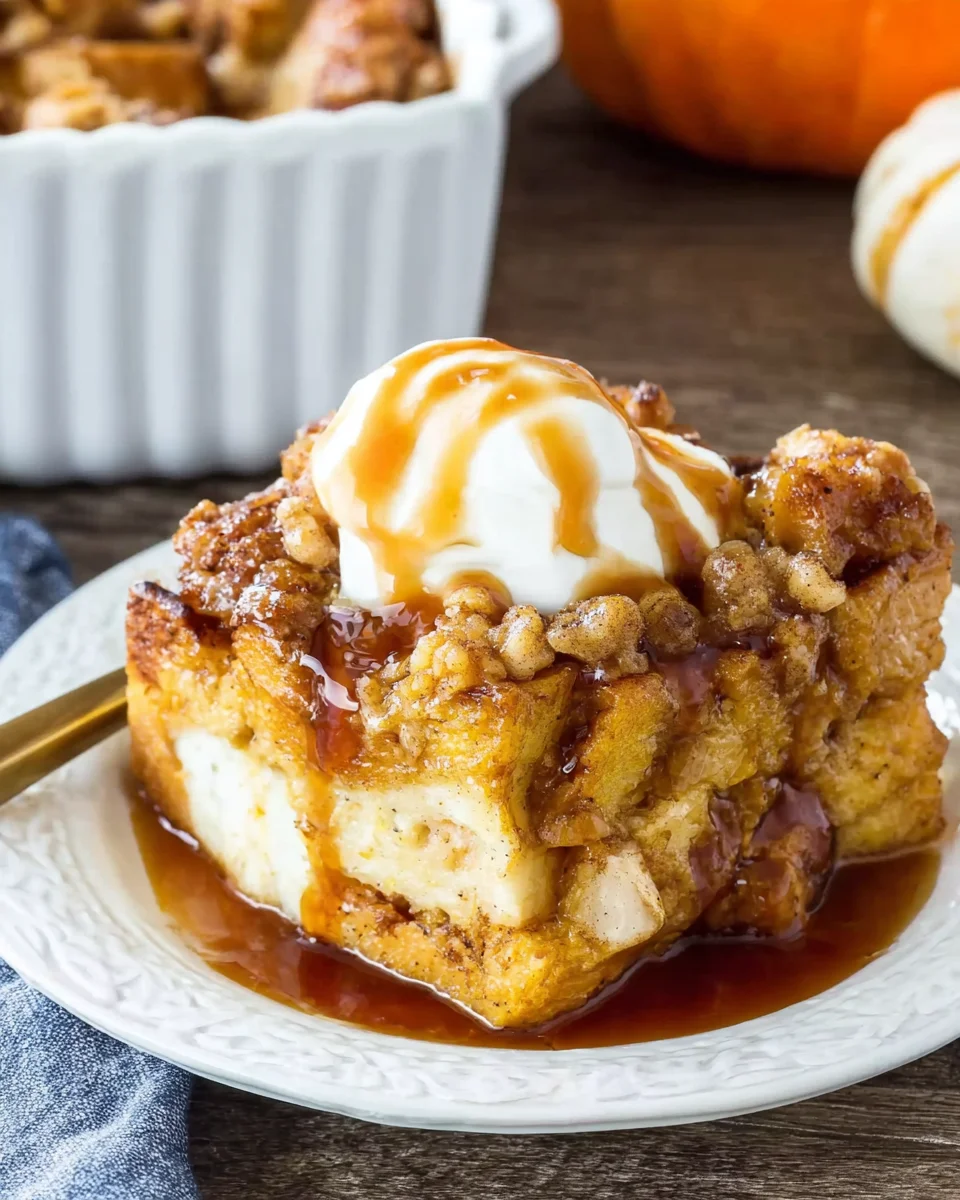 Pumpkin French Toast Casserole 21 Pumpkin