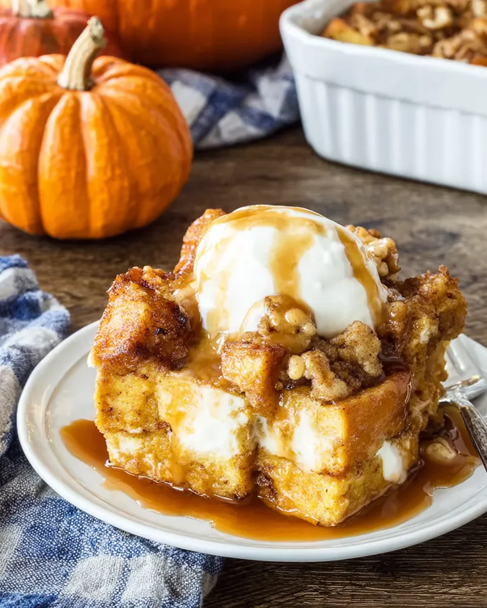 Pumpkin French Toast Casserole 22 Pumpkin