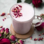Raspberry Hibiscus Tea Latte