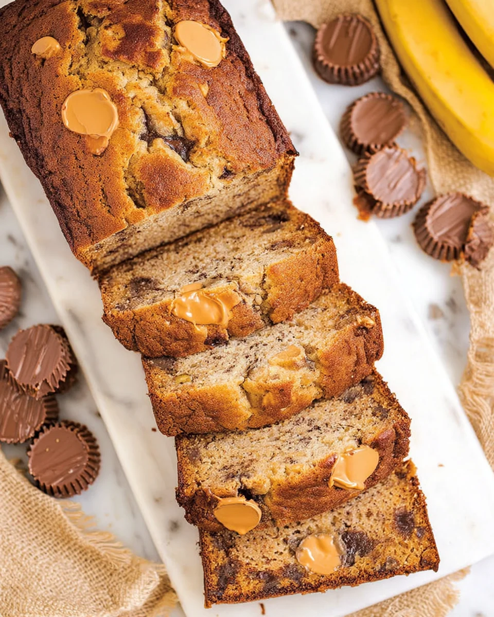Reese's Peanut Butter Banana Bread