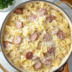 Sausage Alfredo Pasta