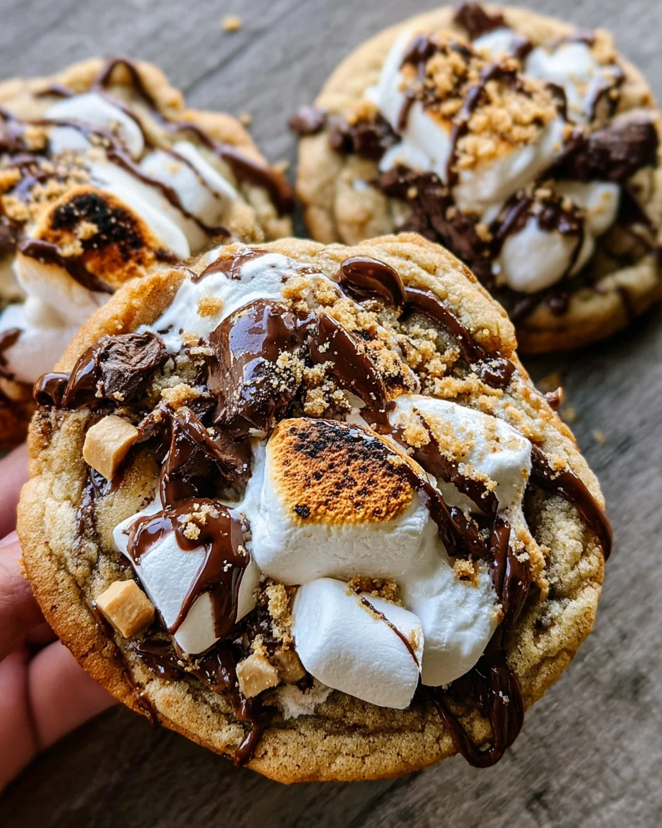 S'more Chocolate Chip Cookies