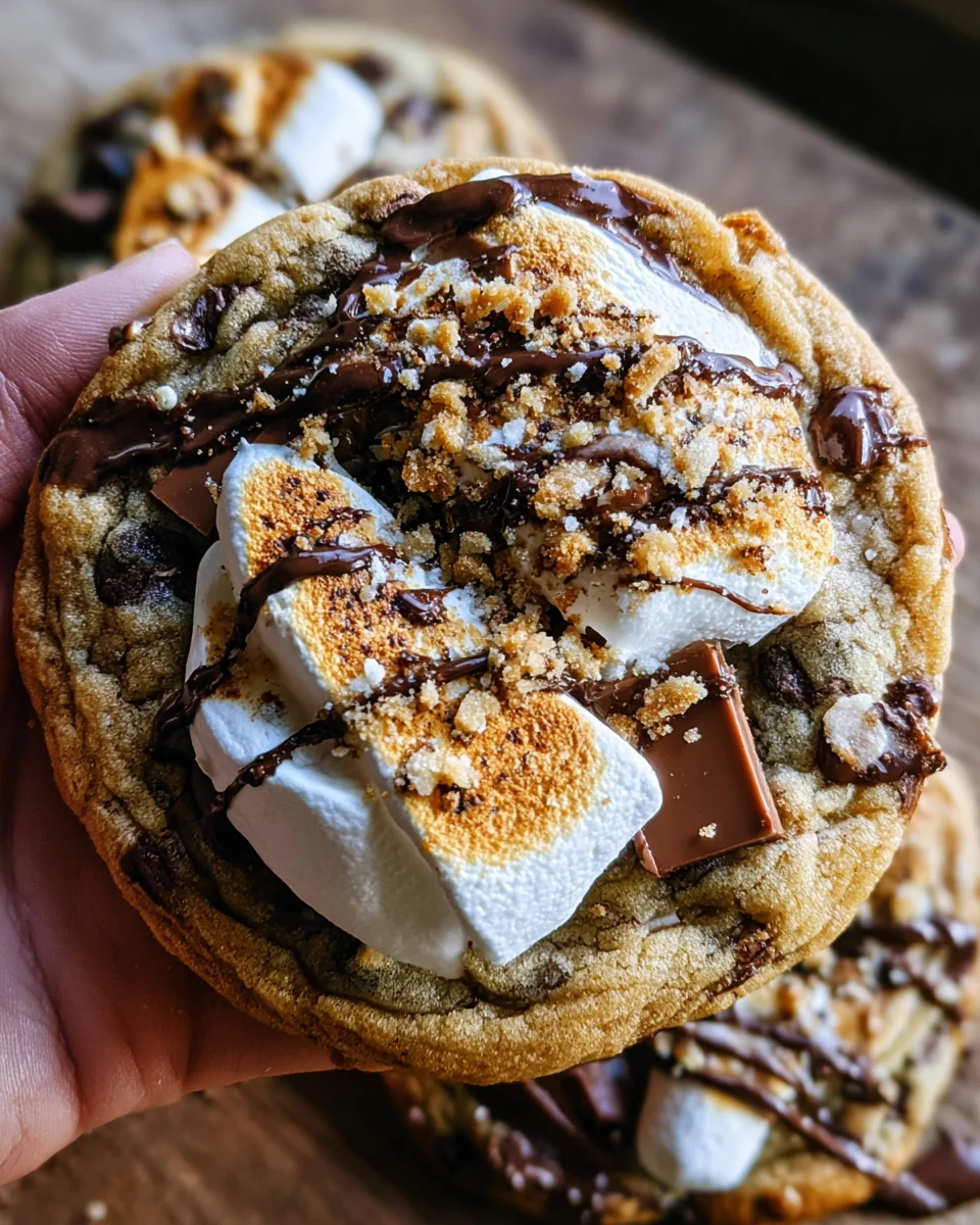 Smore Chocolate Chip Cookies 2
