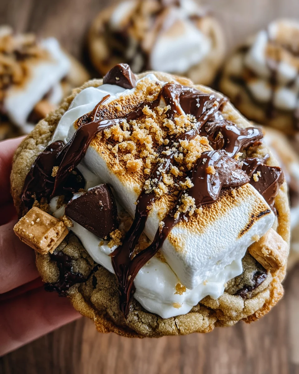 Smore Chocolate Chip Cookies 3