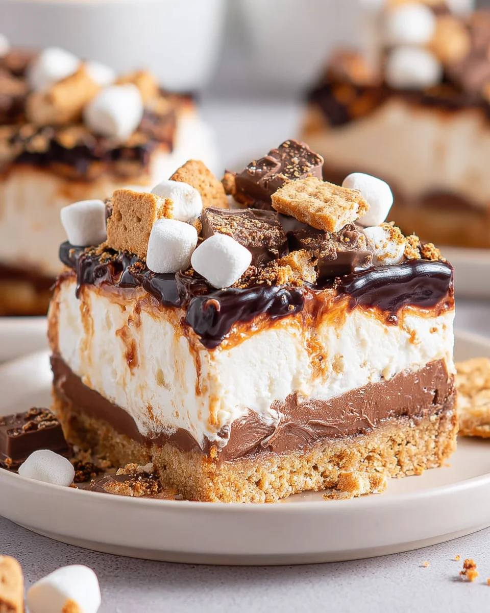 S'mores Cheesecake Bars 23 Smores Cheesecake Bars 3