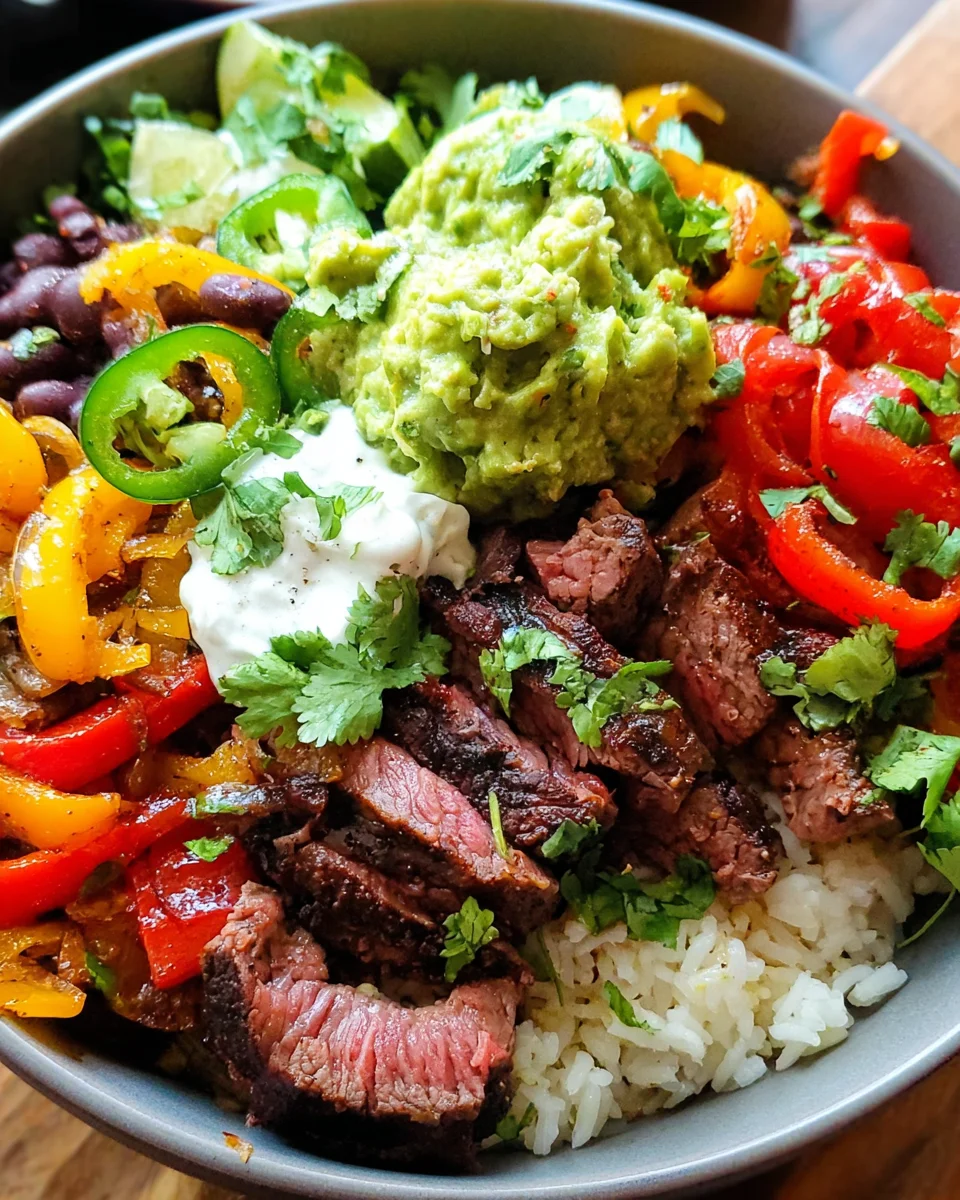 Steak And Rice Bowls
