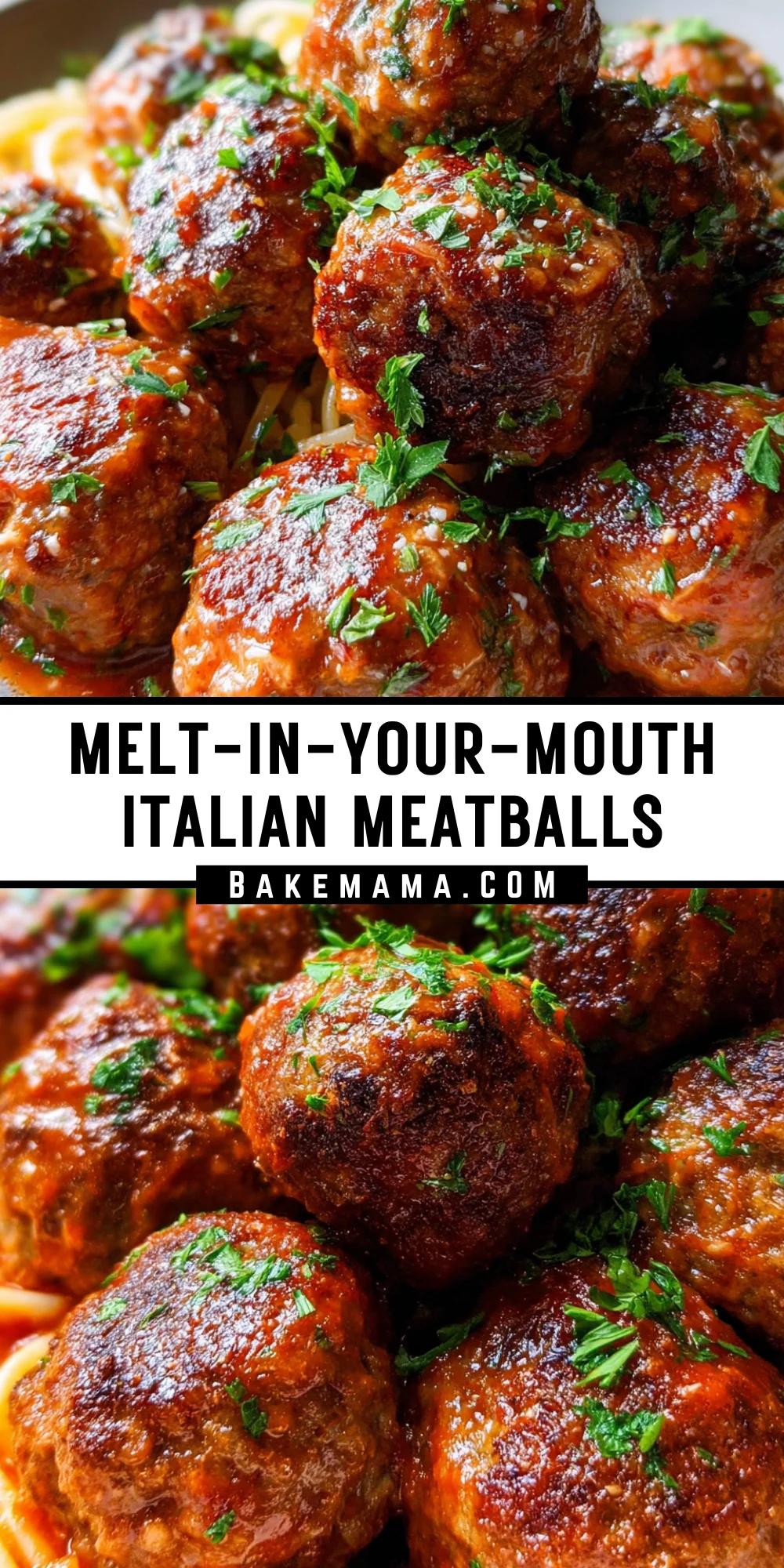 Melt-In-Your-Mouth Italian Meatballs 20 Pinterest Hidden Image