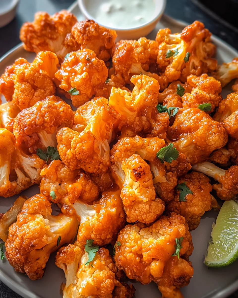 Air Fryer Buffalo Cauliflower Recipe