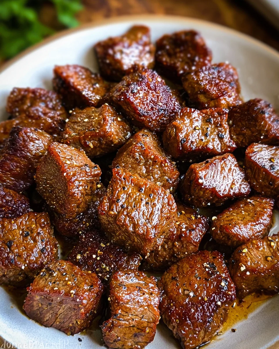 Air Fryer Juicy Steak Bites 17 Air