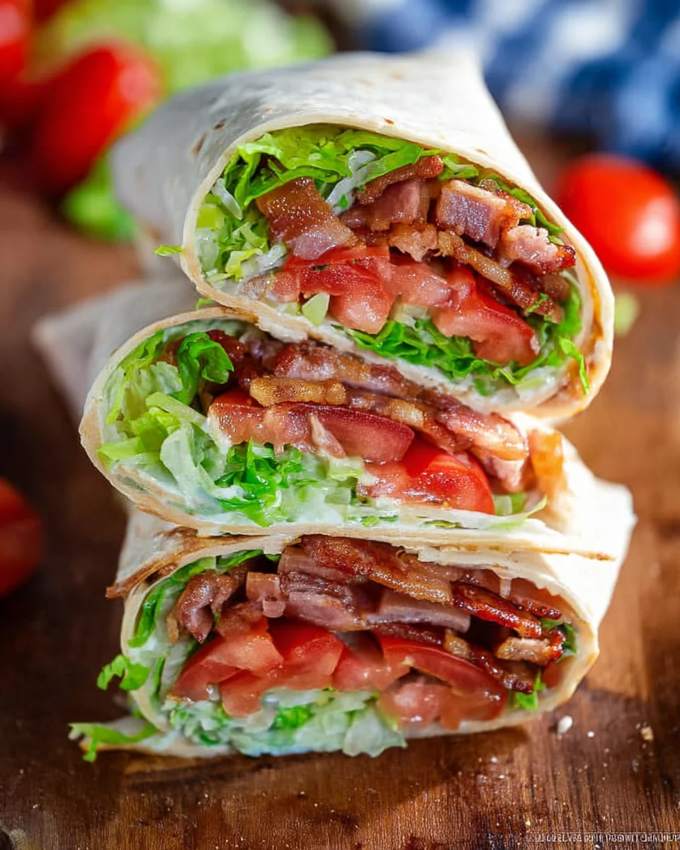 BLT Wraps with Secret Sauce