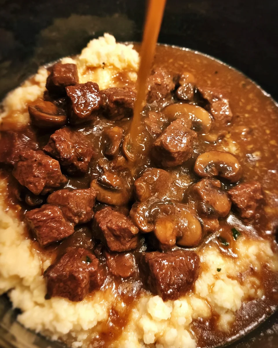 Best Ever Beef Tips & Gravy (Easy)