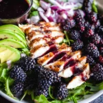 Blackberry Balsamic Chicken Salad