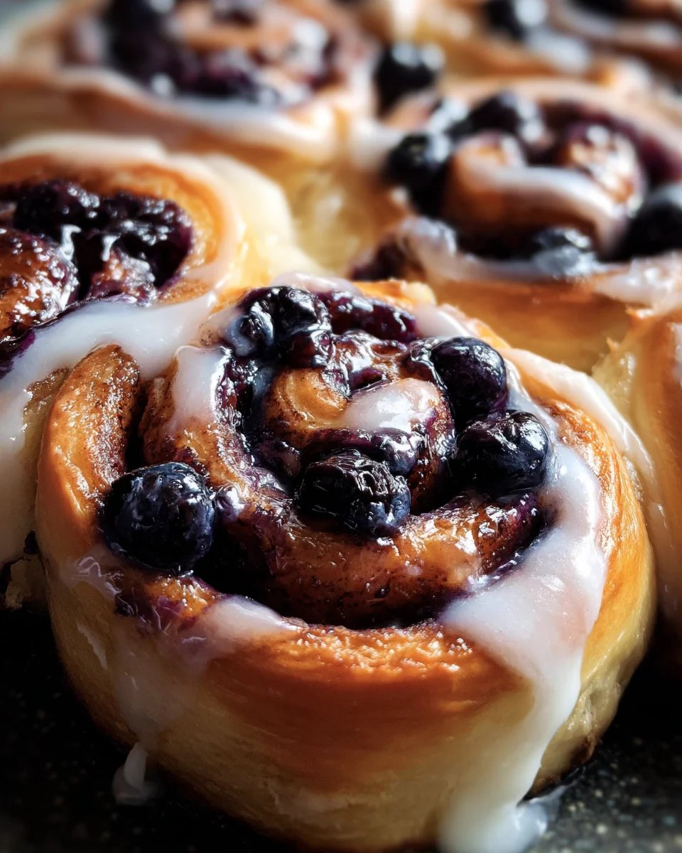 Blueberry Cinnamon Rolls