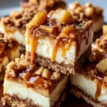 Caramel Apple Cheesecake Bars