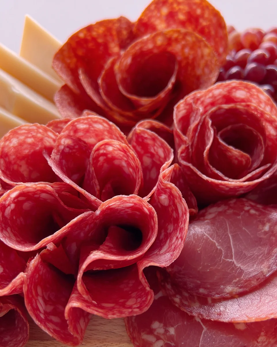 Charcuterie Board Meat Flowers 11 Charcuterie