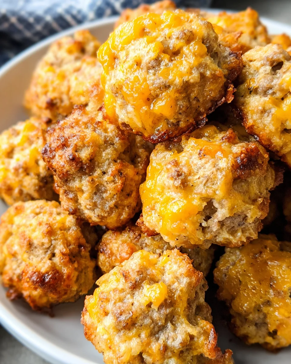 Cheddar Bay Sausage Balls
