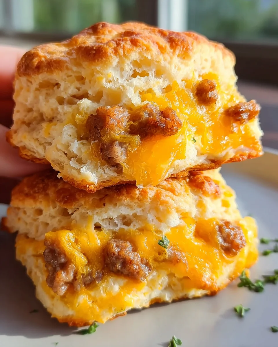 Cheese and Sausage Biscuit 21 Cheese and Sausage Biscuit