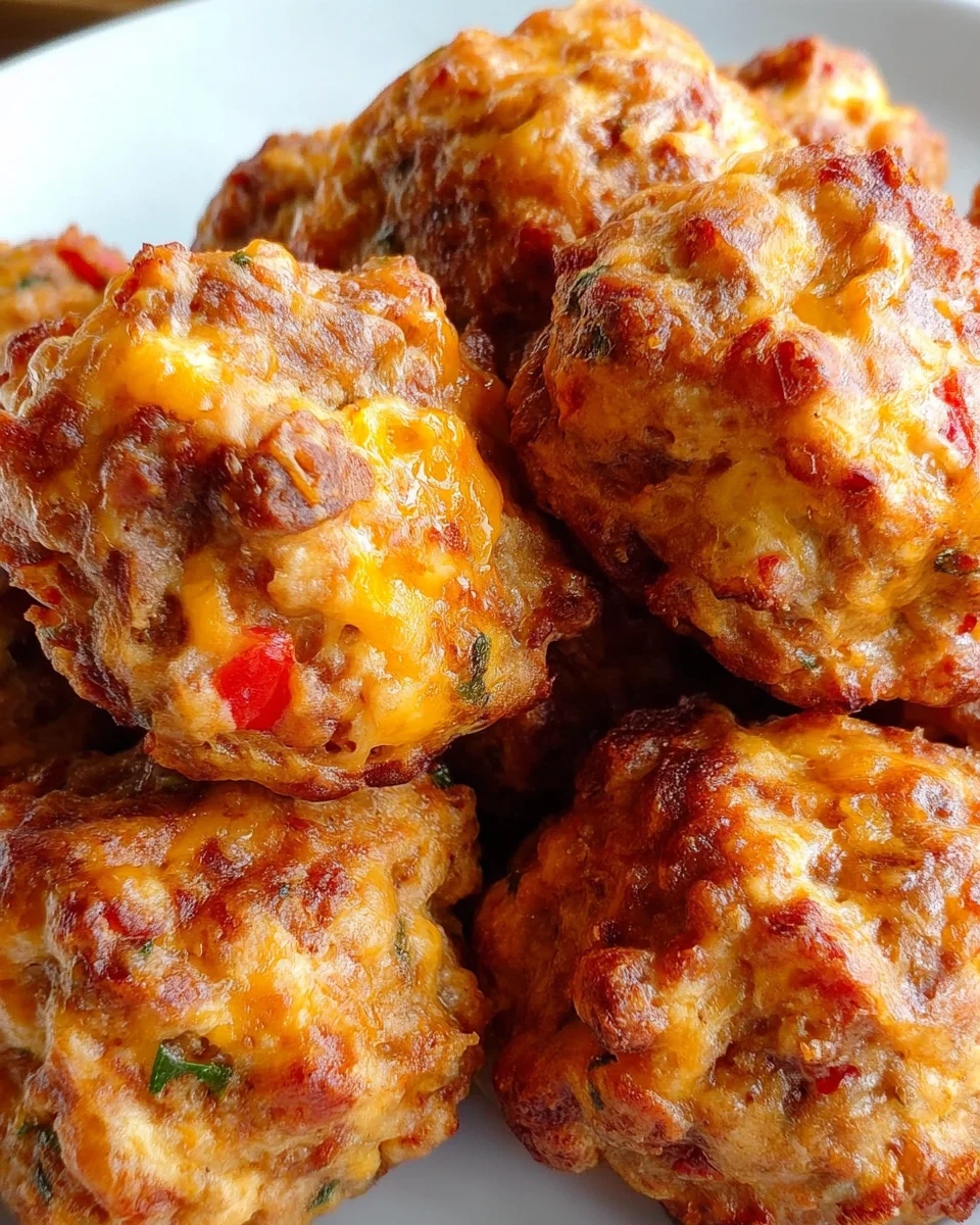 Cheesy Rotel Sausage Balls 20 Cheesy