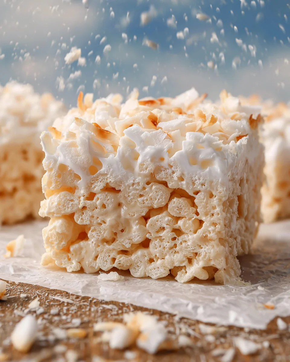 Coconut Rice Krispie Treats 31 Coconut Rice Krispie Treats