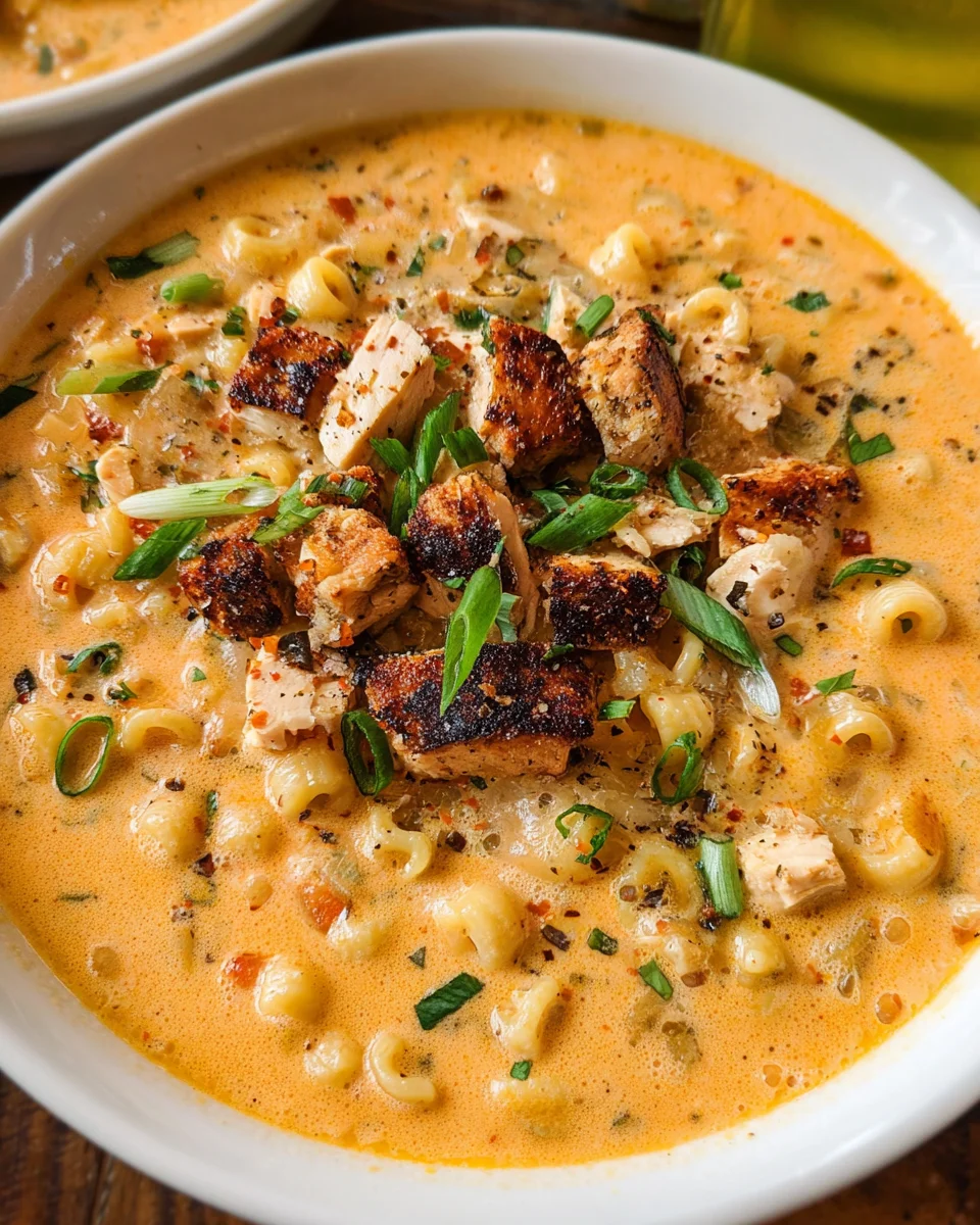 Creamy Cajun Chicken Pasta Soup 21 Creamy