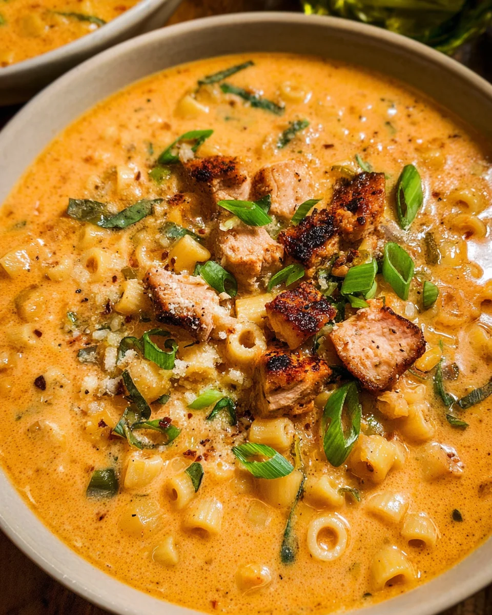 Creamy Cajun Chicken Pasta Soup 22 Creamy