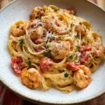 Creamy Cajun Shrimp pasta