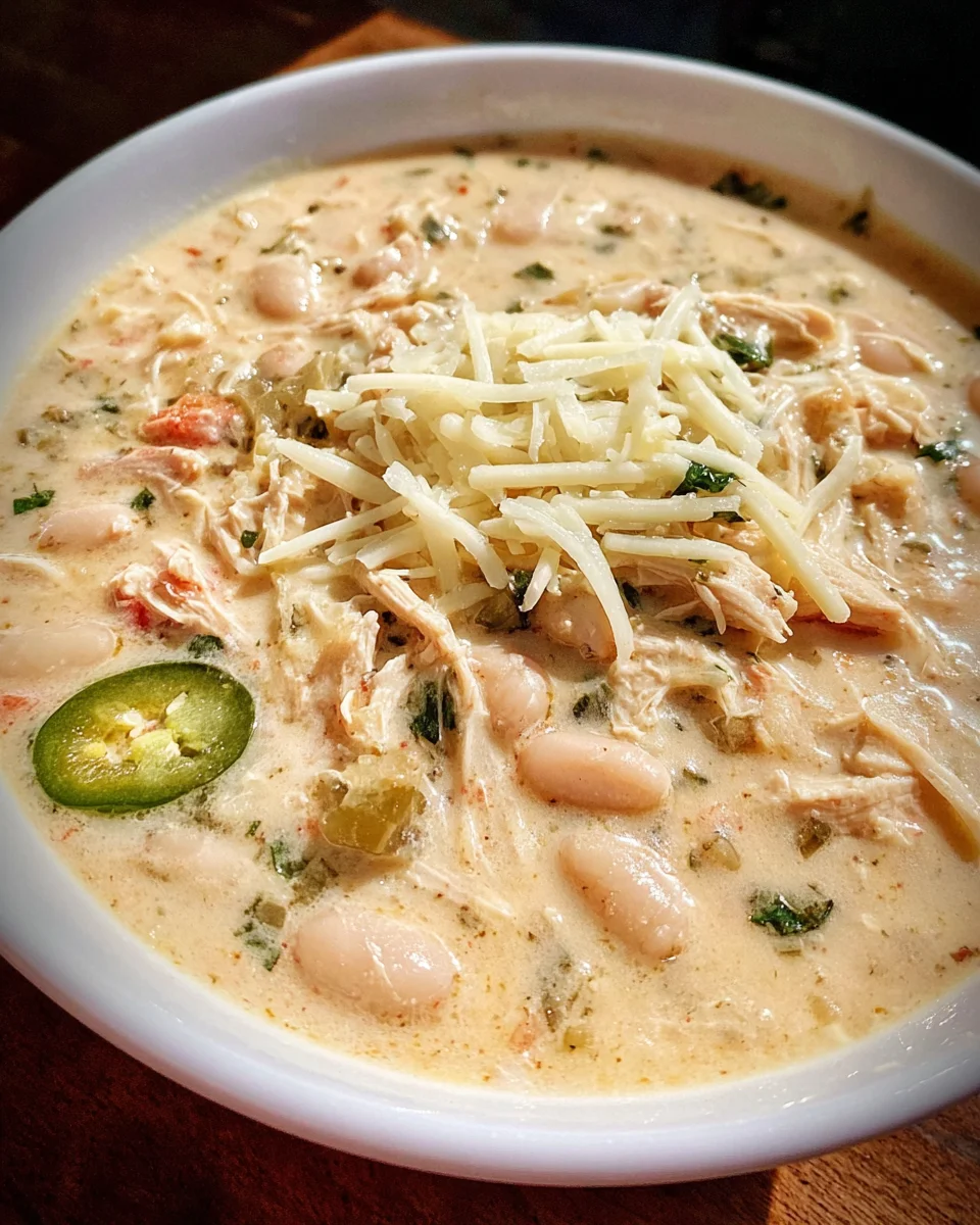 Creamy White Chili Recipe with Chicken