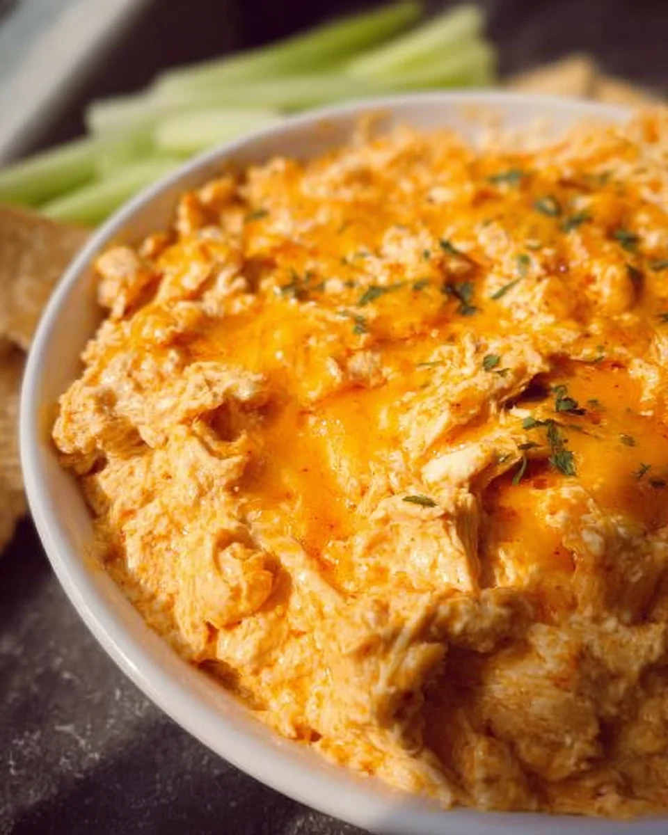Crockpot Buffalo Chicken Dip Recipe