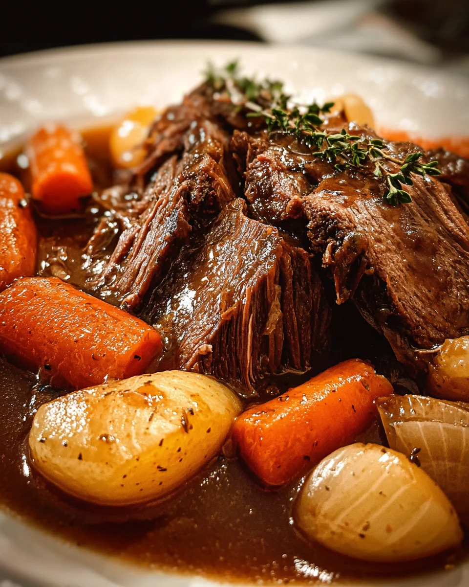Crockpot Pot Roast with Gravy 19 Crockpot