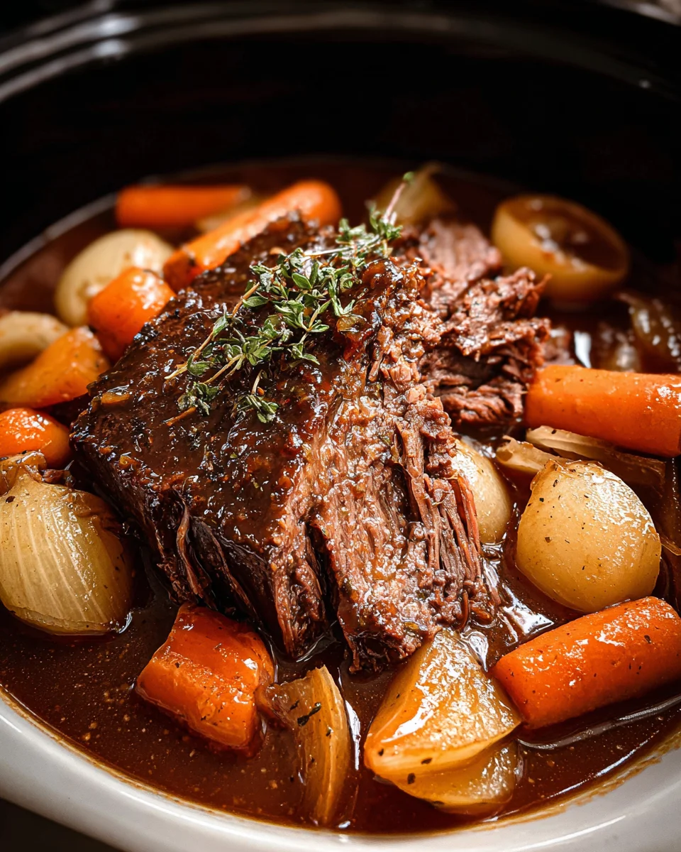Crockpot Pot Roast with Gravy 20 Crockpot