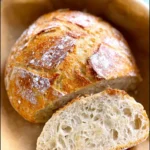 Dutch Oven No Knead Crusty Bread