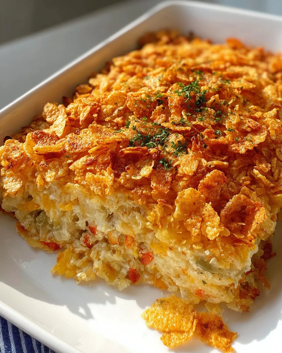 Easy Chicken Hashbrown Casserole Recipe