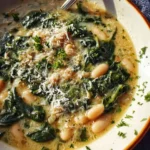 Easy White Bean Spinach Soup Recipe