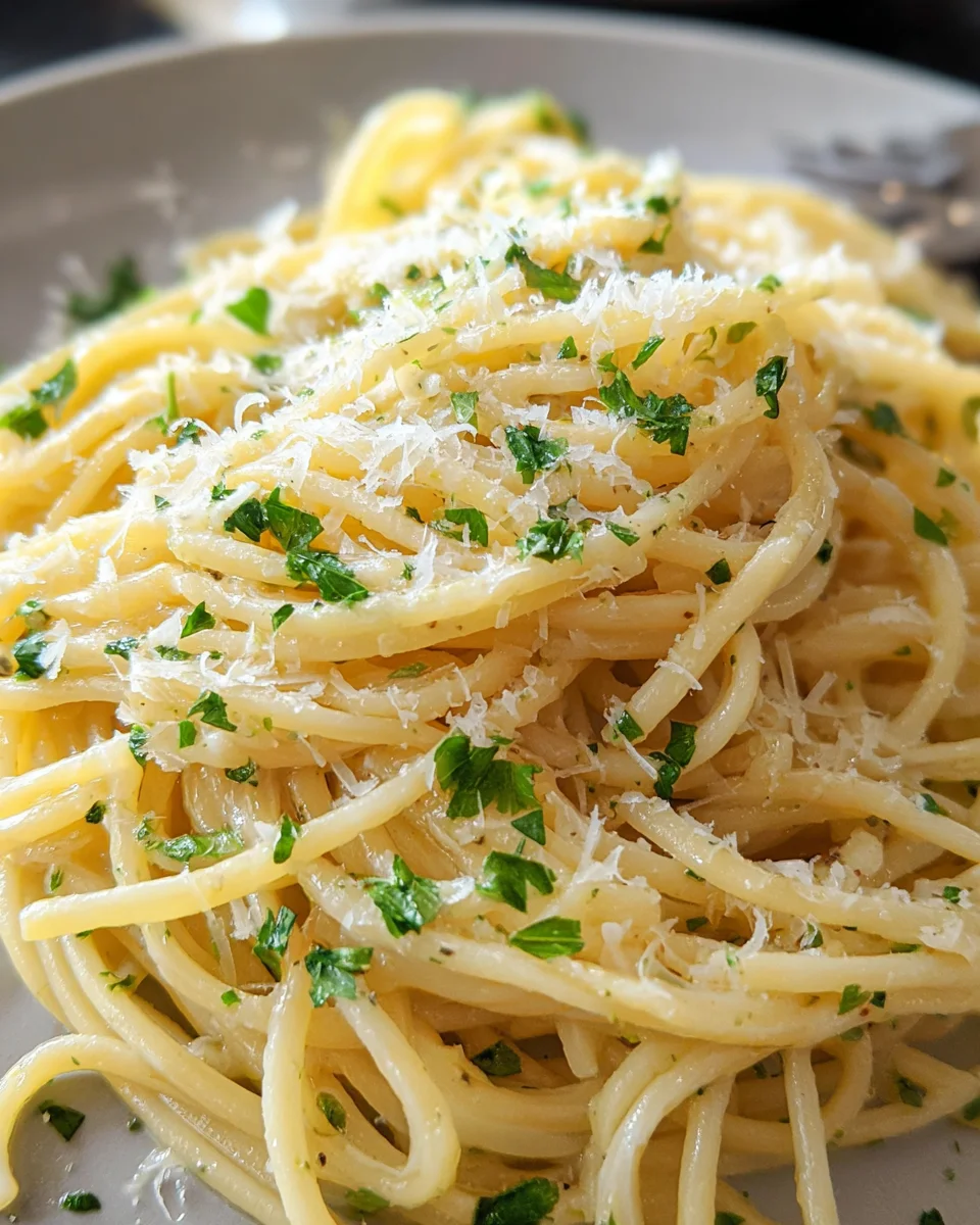Garlic Buttered Noodles Recipe