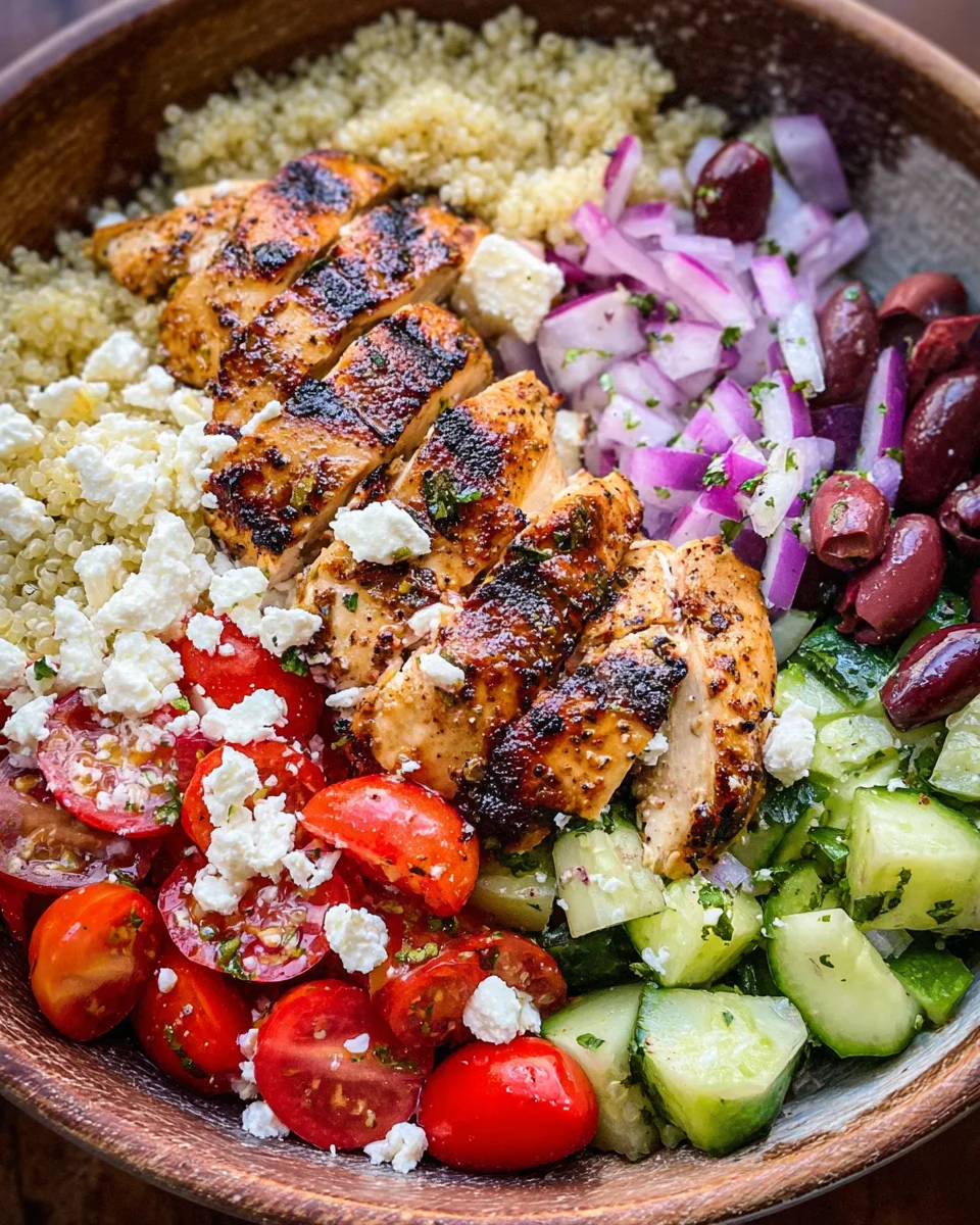 Greek Chicken Bowl
